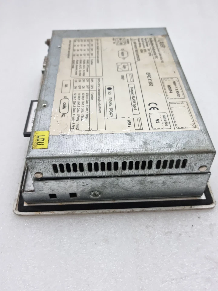 Lauer EPC X 550 Embedded Industrial Pc 24Vdc (Touch Working) For Parts or Repair
